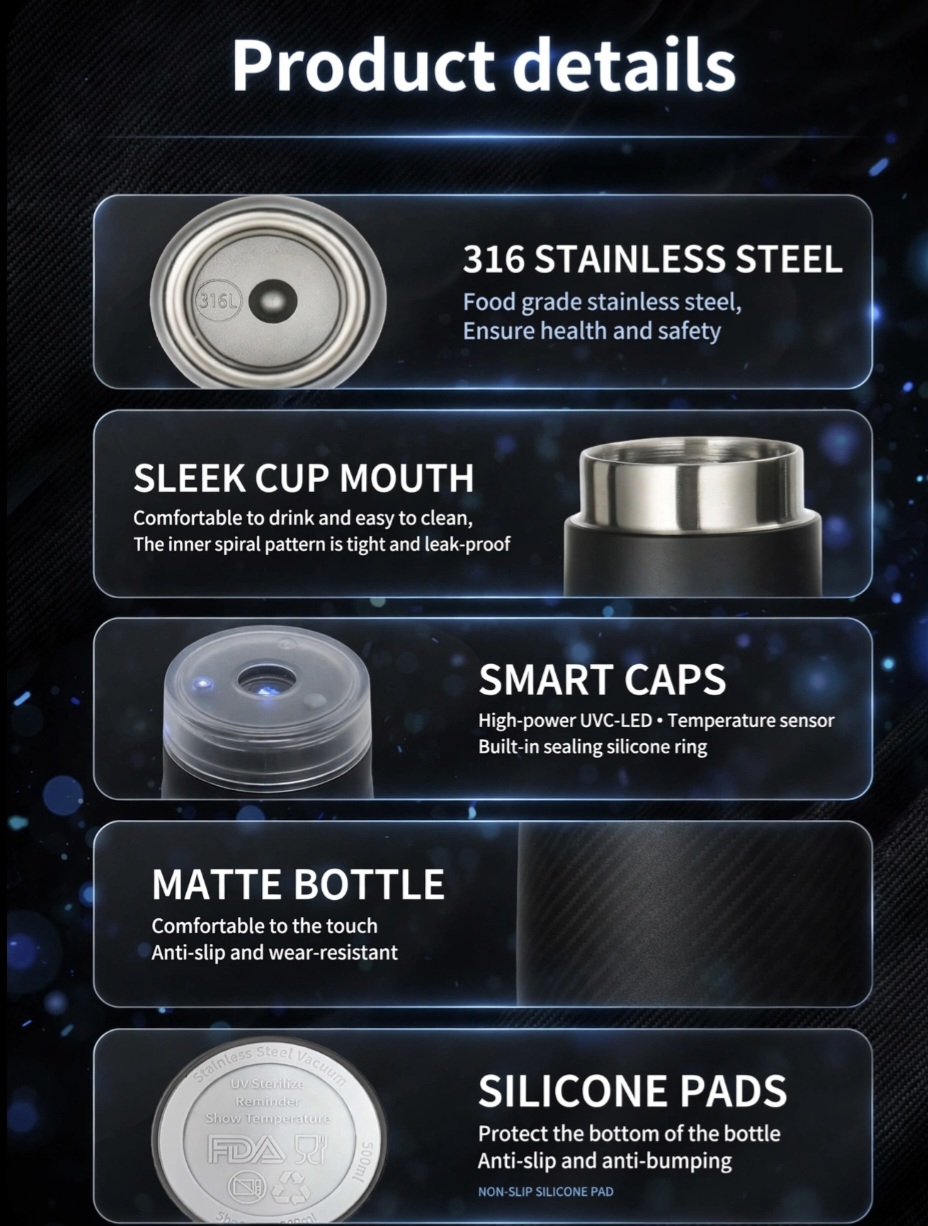 UVC bottle packaging
