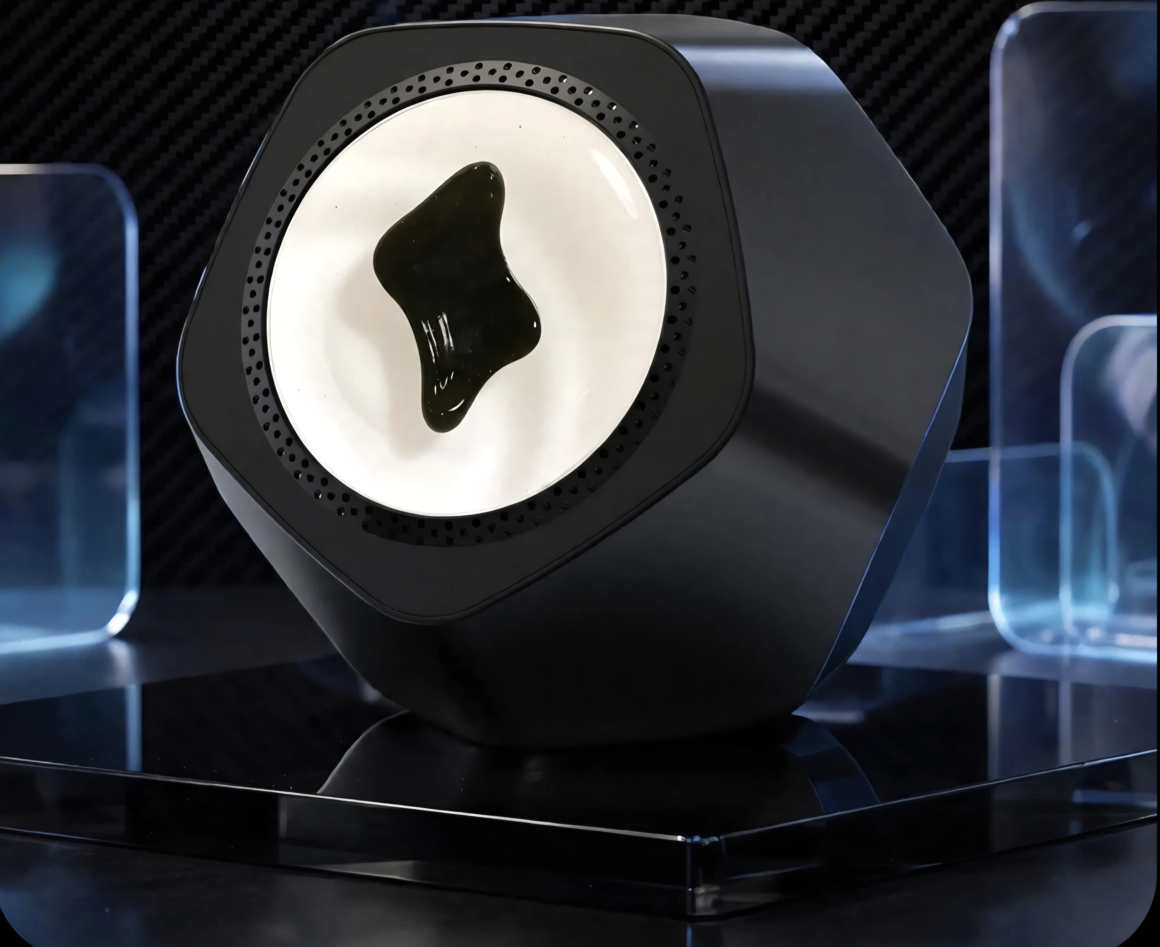 Ferrofluid speaker packaging