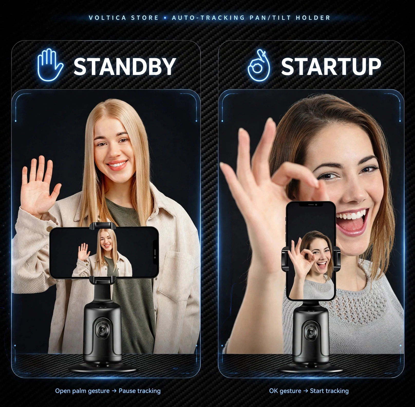 Gimbal gesture control