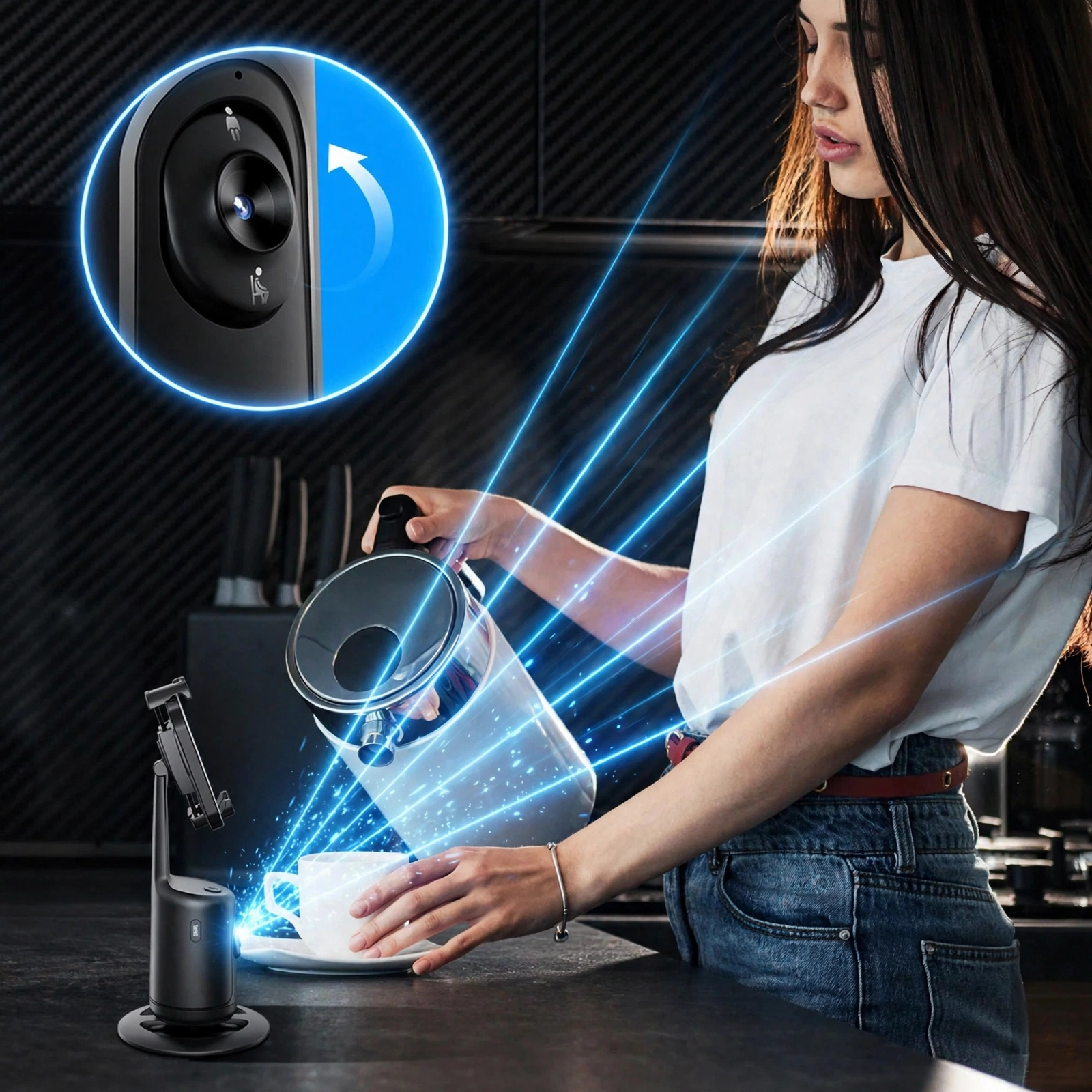 Gimbal face tracking demo