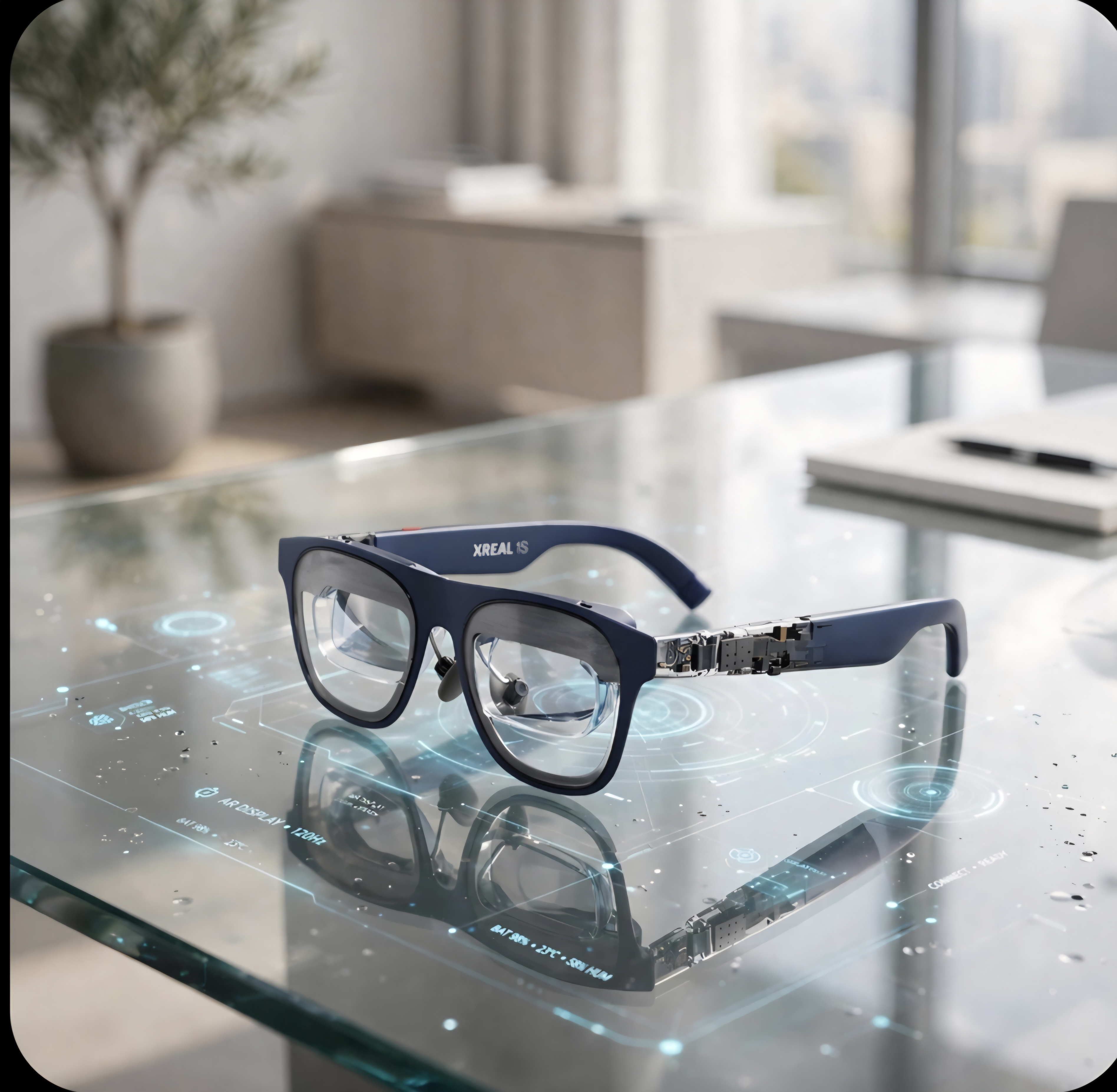XReal Air 1S AR glasses with Bose sound tuning and auto-dimming electrochromic lenses