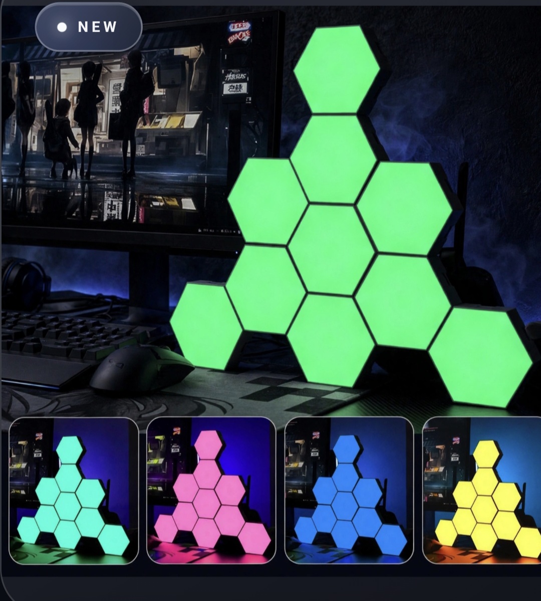 Hex panels remote control