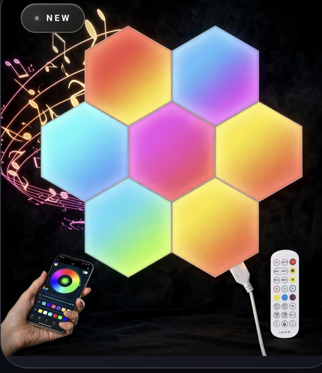 Hex panels lifestyle view