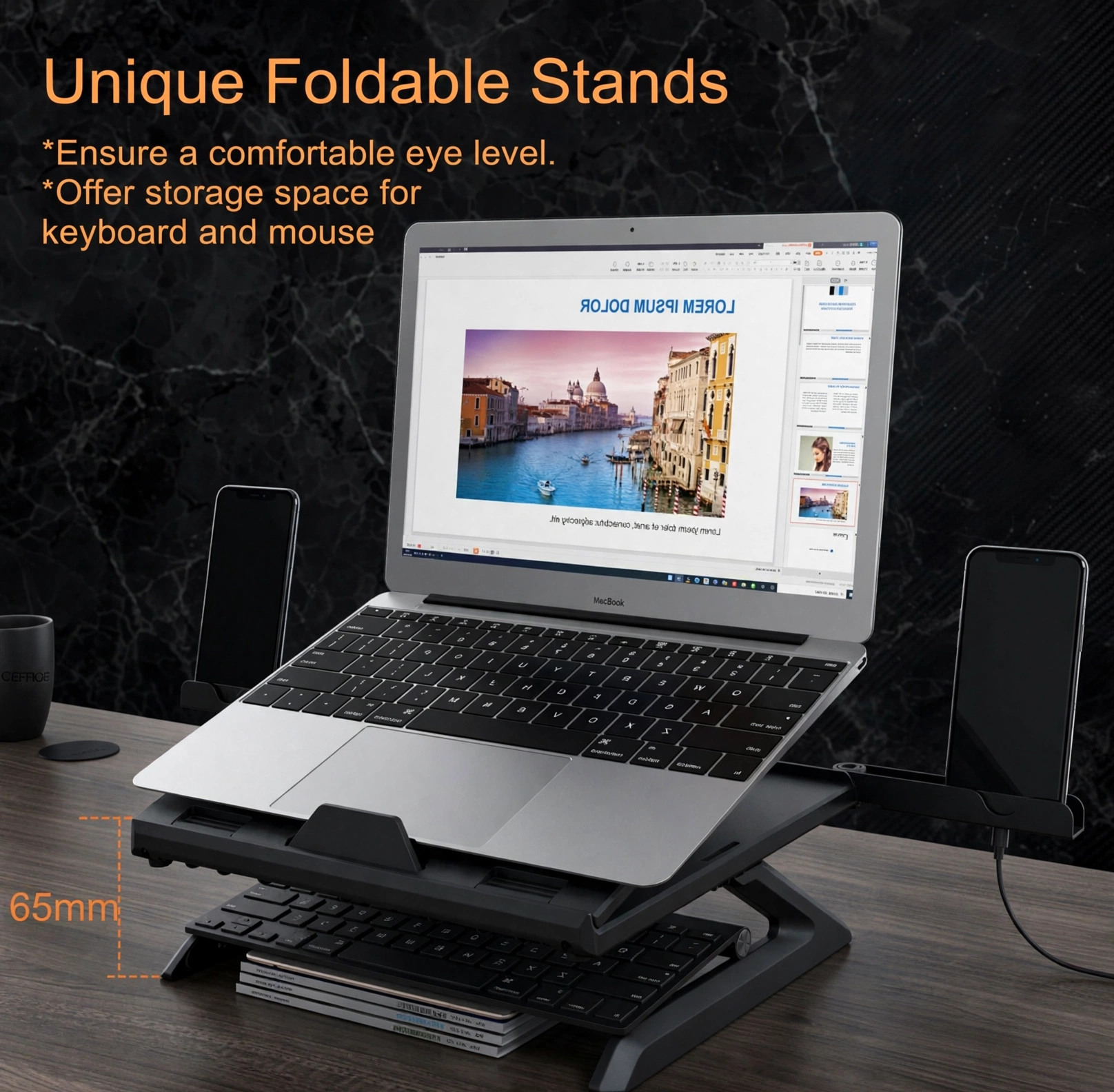 Laptop stand heat dissipation